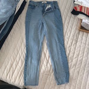 Abercrombie High Rise Mom Jeans
